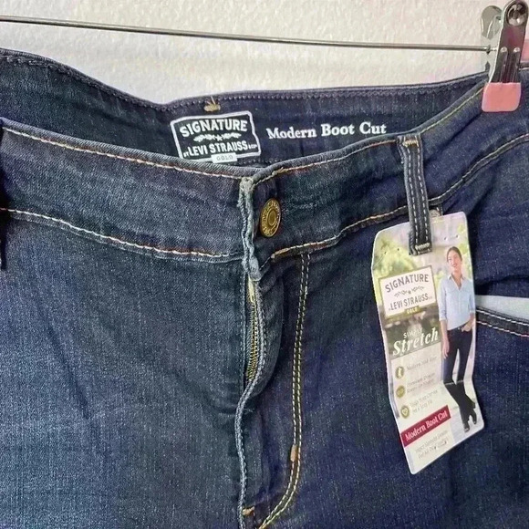 Signature Levi Strauss Modern Bootcut Stretch 22W - Picture 5 of 7